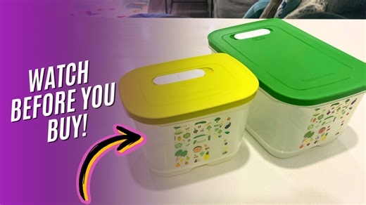 Watch Honest Review of Tupperware Fridge Smart Containers on Amazon Live