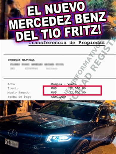 El Tio Fritz compra este Mercedes Benz GLB 200 del año 2023, luego de vender su Porsche Panamera del 2011 y cobrar el seguro de su Chevrolet Suburban. Ahora que está con plata, vamos a realizar un informe vehicular completo de su nuevo carro deportivo. #Fritzsport #informevehicular #filtrovehicular #mercedesbenz #tiofritz #porschepanamera #suburban #viral #fypシ