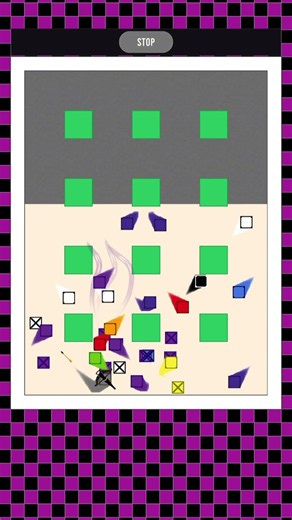Square Race 🟥🟦🟩🟨 #race#marblesrace#games#153