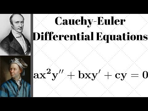 Differential Equations | The solution of a Cauchy-Euler Differential Equation