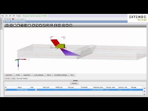 CIVA Education - UT Module Tutorial