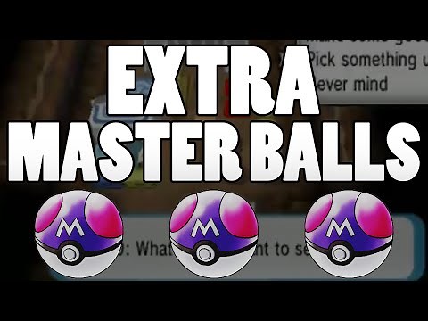 Extra Master Ball Guide - How to get MORE MASTER BALLS in Pokemon Omega Ruby and Alpha Sapphire!