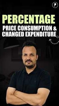90% Students Fail This Percentage Question | Price & Expenditure Trick #shorts