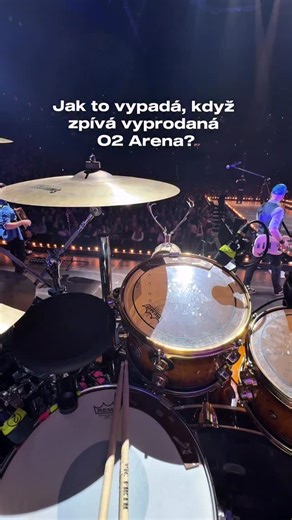 Víťa Polák on Instagram: "Uvidíte se na videu?🤣 Co se vám na koncertu nejvíce líbilo? #vitapolak #czech #jelen #drums #o2arena"
