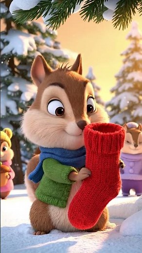 Santa is a Chipmunk?! 🐿🎄 Chip Lost His Christmas Stocking! | Love Chipmunks Family #shorts