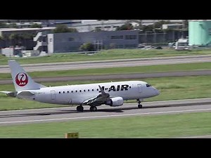 【伊丹空港】J-AIR エンブラエルE190 JA211J 離陸シーン｜JALグループリージョナルジェット