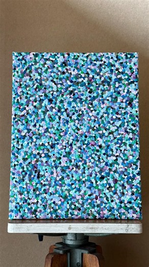 【点描画家】紫陽花を描く。11日目。