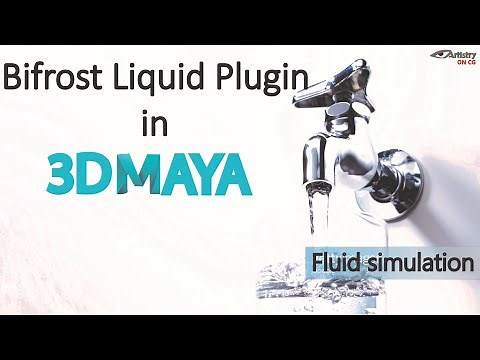 Introduction to Bifröst Liquid Plugin in 3D Maya | Fluid Simulation | WaTER Emitter & Collision