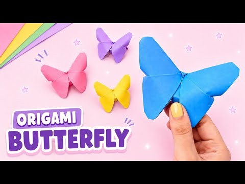 How to Make an Origami Butterfly 🦋 | Easy Origami Butterfly Tutorial | DIY Paper Butterfly