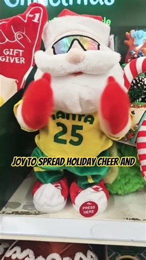 Santa bear clapping and cheering #dreamscreenai #fun #joy #santa #christmas