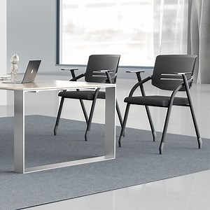 [Hot Item] School Classroom Training Office Chair with Writing Board Chair Hall Basic Customization