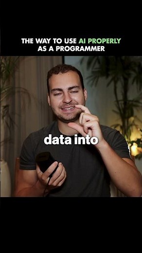 How to properly use AI as a developer.