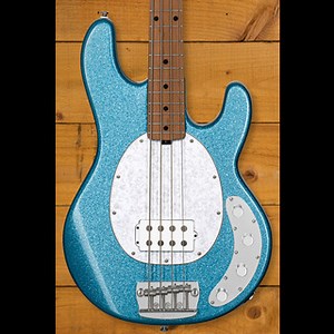 Sterling RAY34 StingRay Bass - Blue Sparkle