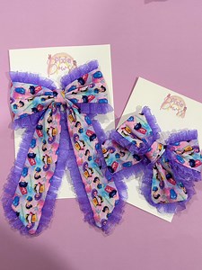 Purple Kpop Bows - Etsy