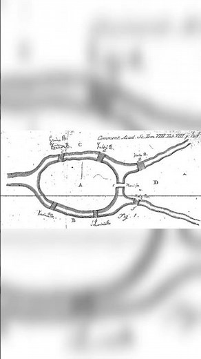 Seven Bridges of Königsberg and Euler #maths #history