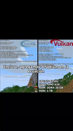 ¿Qué es MEJOR Sodium o Vulkan? 😱 ¡No instales NADA sin ver esto!