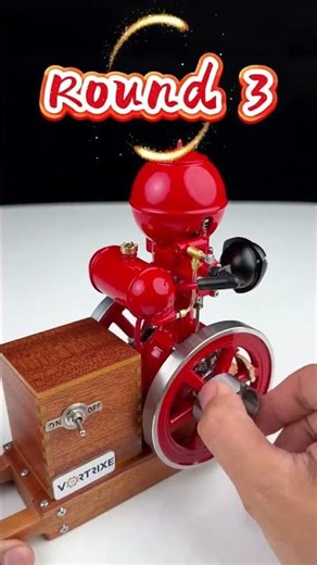 "I Built a Mini Engine That Sounds Like a Beast" #engineeringsatisfying #smallengineproject #ytshort