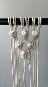 2K views · 1.5K reactions | New macrame pattern tutorial 臨 #macrame #diy #handmade #macramepattern #macrameknots #macramemakers #craft #macramé #macrametutorial #macramecommunity | Sana Macrame | Facebook