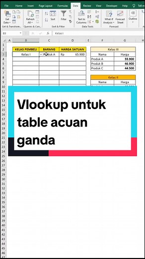Tips dan Trik Vlookup Banyak Tabel Acuan di Excel