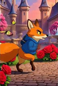 part 37 Veo3 Fox Running Compilation 2D — 100 Animations Across Different Environments 034