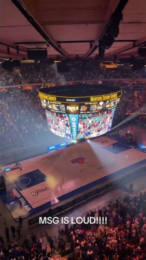 The crowd at the MSG Watch Party GOES OFF as the Knicks close out Game 1 of the NBA Finals