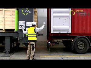 How to load timber in container/ как загрузить древесину в контейнер