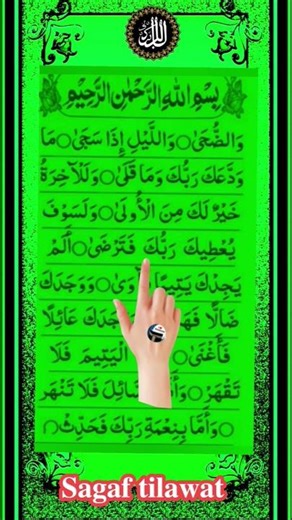 Surah Ad Duha ✨ سرخ الضحی ✨ #egzonibrahimi #quranrecitation #shortsfeed #holyquran