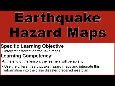 Earthquake Hazard Maps | Disaster Readiness and Risk Reduction (DRRR) | SHS