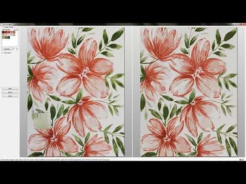 Carpet Design Software: Galaincha v4.3 Processing a design using Art to Graph