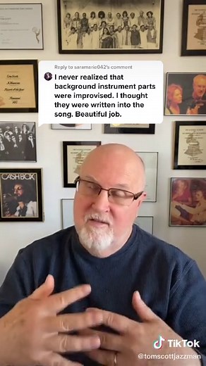 Reply to @saramarie042 #studiomusic #tomscottjazzman #tomscott #tomscottandthelaexpress #sessionplayer #sax #solos #songfacts #jazztok