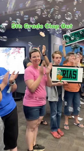 5th grade clap out 😭👏🏻👏🏻👏🏻 Huge congratulations to the 5th grade class on your promotion to middle school! Wishing you all the best as you step into 6th grade—onto the next adventure!!! 🎓🎉 | Frias Elementary PTO