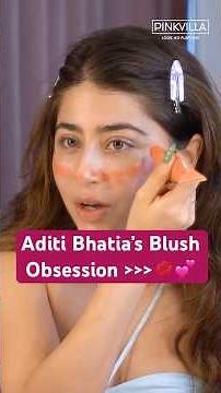 Aditi Bhatia Is Literally Obsessed With Her New Blush Hack 💗💋 #shorts #makeup #grwm #blush