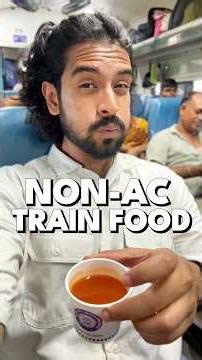#Ad Everything I Ate On A Non-AC Train To Bengaluru!! 🥵🚆