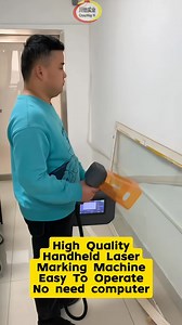 5.7K views · 14 reactions | This small portable 20w handheld fiber laser engraver can easily handle metals and plastics to create personalized jewelry, decorations, crafts, gifts | Mr Jeff From CrossWay Yi | Facebook