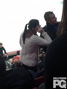 Marc Labrèche et sa conjointe Marilou Nadeau au match du Canadien de Montréal - SPOTTED - Hollywoodpq.com