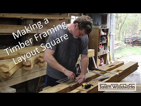 Timber Framing Layout Square (Borneman template)