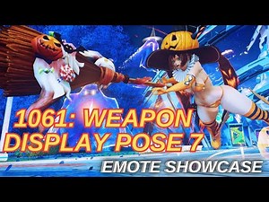 [PSO2 NGS] 1061: Weapon Display Pose 7 - Emote Lobby Action - 1061「武器反映ポーズ7」