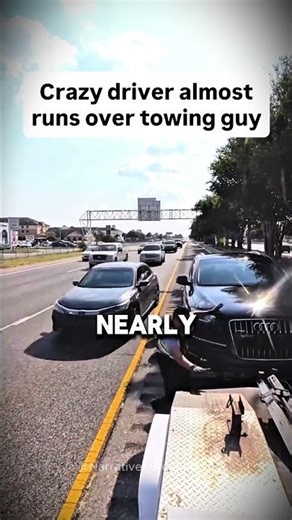 that's why tow truck drivers fear speeding cars #safety #dashcam #shorts