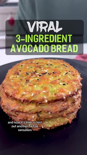 VIRAL 3-INGREDIENT AVOCADO BREAD 🥑💪 Ready to turn your ripe avocados into something amazing? This viral TikTok 3-Ingredient Avocado Bread recipe is the quick, cheesy, low-carb fix you've been craving! Plus, it’s keto-friendly. 🌟 👩🏾‍🍳 Here’s how you make it: Preheat oven to 400F. In a bowl, mash 1 ripe avocado, 1 large egg, and 1 cup shredded cheese (Mexican blend, mozzarella, cheddar) with a fork until well combined. Line a sheet pan with parchment paper. Divide the mixture into 3 balls an