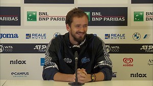 PRESS CONFERENCE: D. Medvedev; Rome SF Win