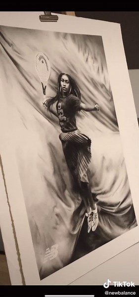 Happy 18th Birthday @Coco Gauff! We are honored to be a part of your journey. Artwork by: @Anaia Hoard