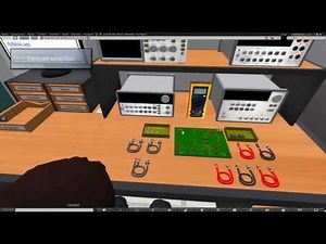 eLab3D: Remote Laboratory for Electronics in 3D environment