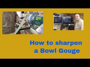 Sharpen a Bowl gouge - Woodturning with Phil.
