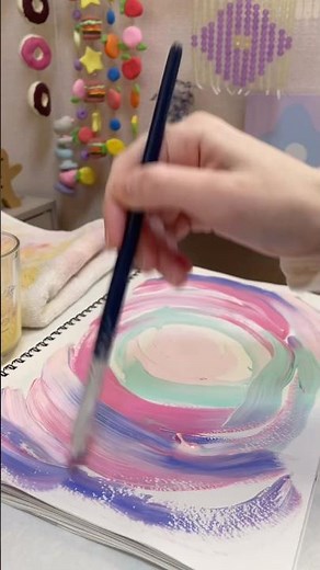 自分の本心を閉じ込めてしまう苦しさ🫀#shorts #marbleart #マーブルアート #colorfulart #アクリル絵の具 #satisfyingart