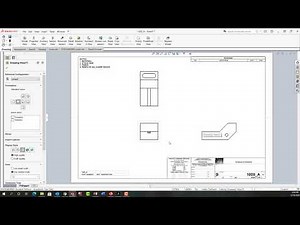 Starting a Standard Three View Drawing