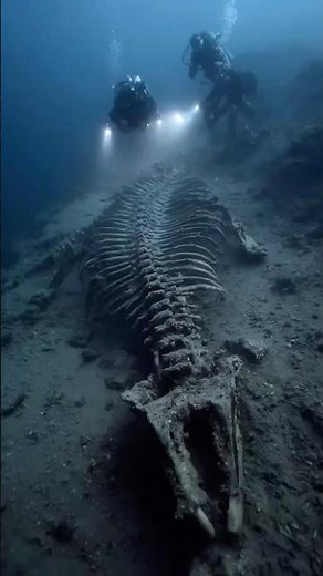 Divers Discover Giant Creature Ribcage Off Coast of Portugal
