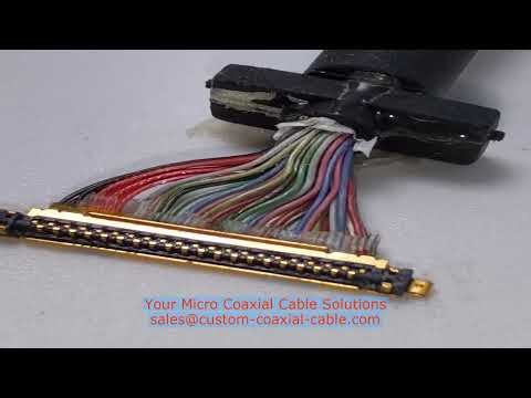 Autoclavable Micro-Coax Cable For Ar Vr Headsets Type-C Usb 3.0 To 20453-230T-03 Cables oem wire cab