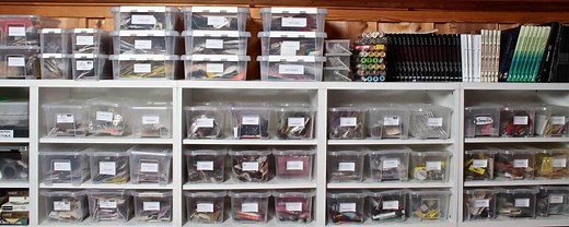 Fly tying materials: Organization & Storage