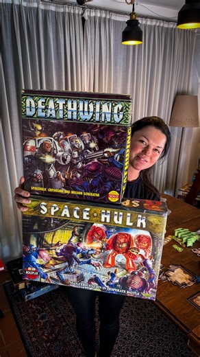 Team Würfelkrieg on Instagram: "Space Hulk first edition from 1989 plus the Deathwing expansion. Let's go! We actually ended up here because we want to build a fully three dimensional Space Hulk. For the newer Space Hulk release from 2009 the minis are so chunky that the scale feels off, the classic sculpts fit our corridor plans way better. Also, nothing beats bringing that old school atmosphere back. Did you play Space Hulk back in the day, or is this one still on your wishlist? #spacehulk #d