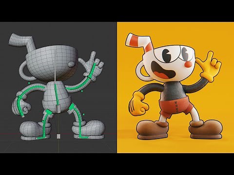 Simple Rubber Hose Character Rig in Blender | Real-Time Tutorial